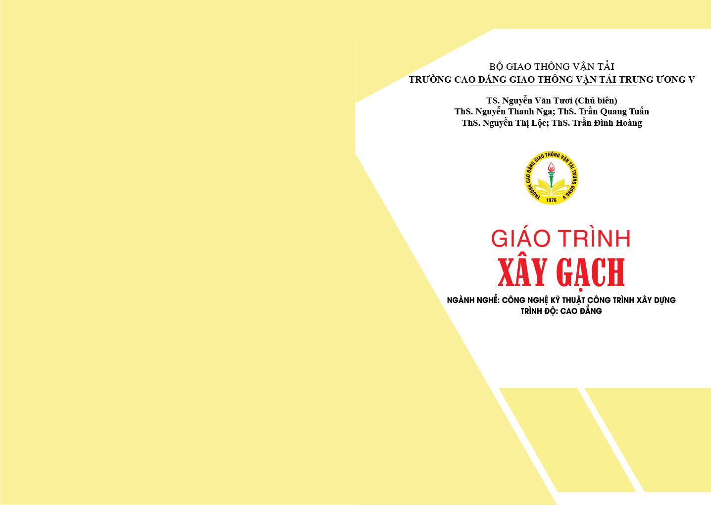 Giáo trình xây gạch