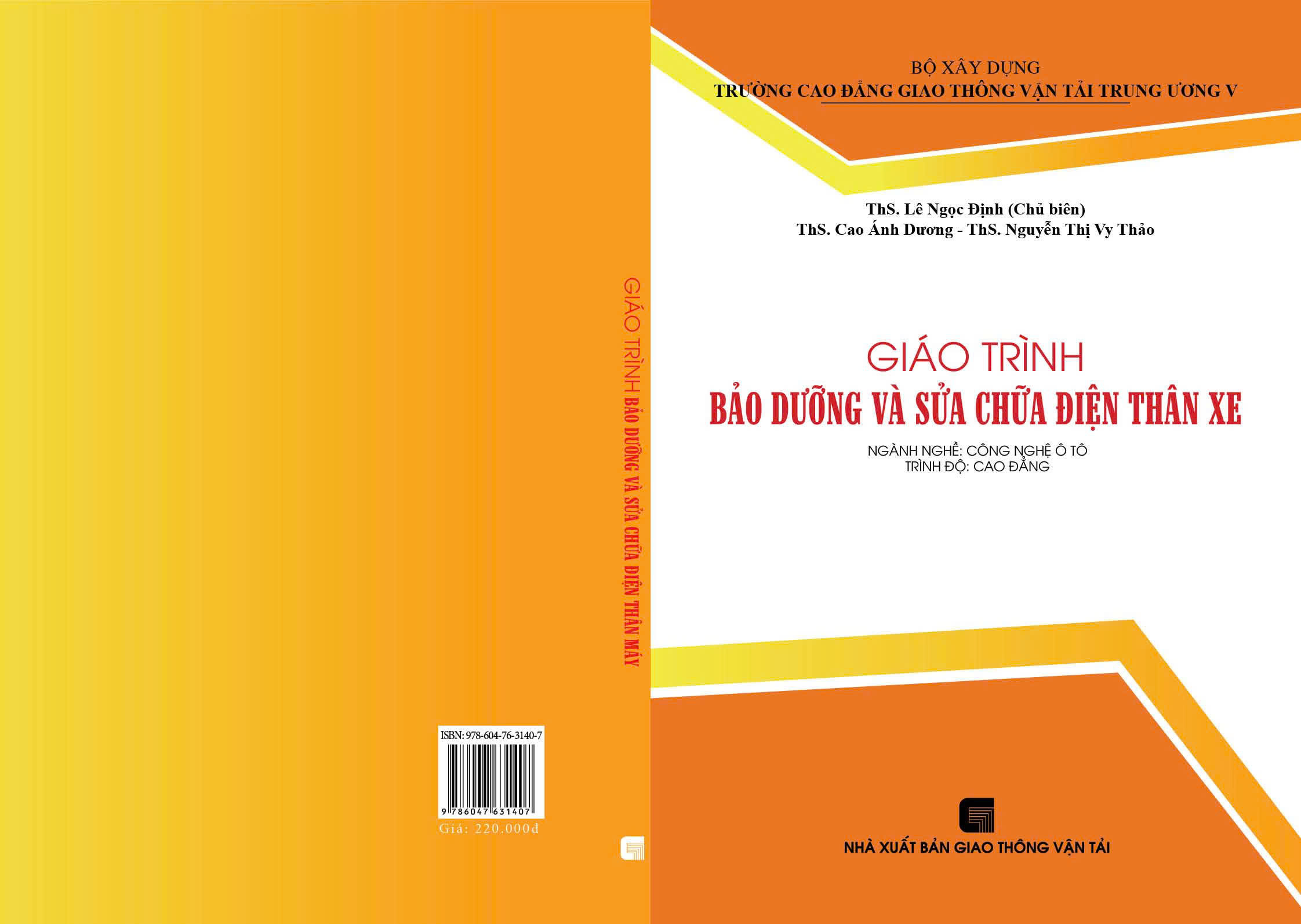 Giáo trình bảo dưỡng và sửa chữa điện thân xe